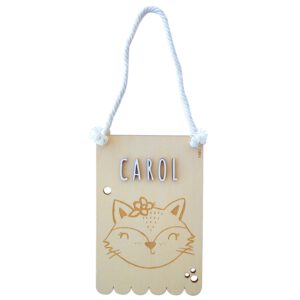Decorative wooden pennant "Fox"
