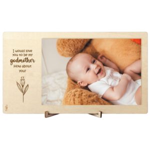 Photo frame: Will you be my Godmother?