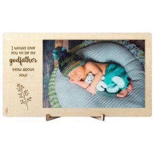 Photo frame: Will you be my Godfather?