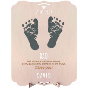 Wooden frame "Walk" footprints