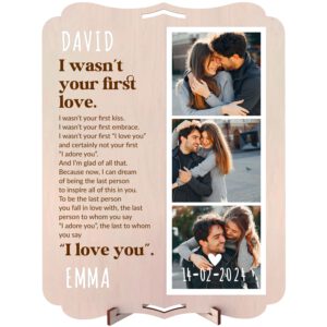 "I wasn't your first love" photo frame