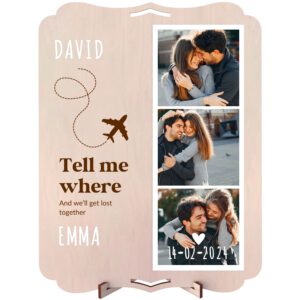 "Tell Me Where" Photo Frame