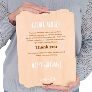Personalized "Teachers" greeting card